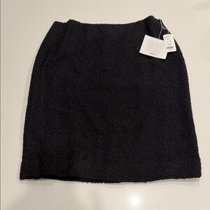 Carlisle Black Textured Pencil Skirt